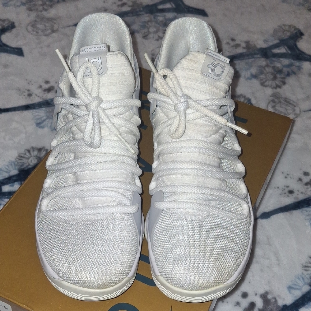 Nike KD White Athletic Shoes